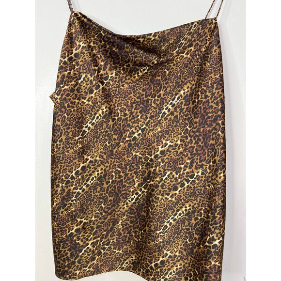 NWT Cami NYC Axel Sleeveless Cami Silk Blend Animal Print Top Tank Blouse - Picture 4 of 8